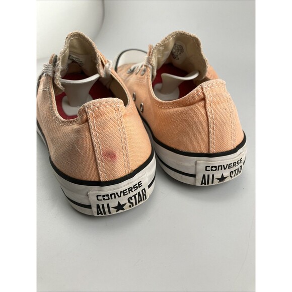 Converse Shoes Mens 5 Womens 7 Chuck Taylor All Star Low Sneakers 155573F Orange - Picture 4 of 9